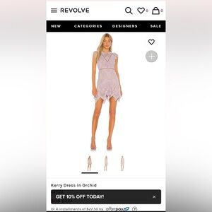 SAYLOR Kerry Dress in Orchid NWT